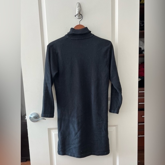 WVN Black Turtleneck Sweater Dress - Picture 6 of 14